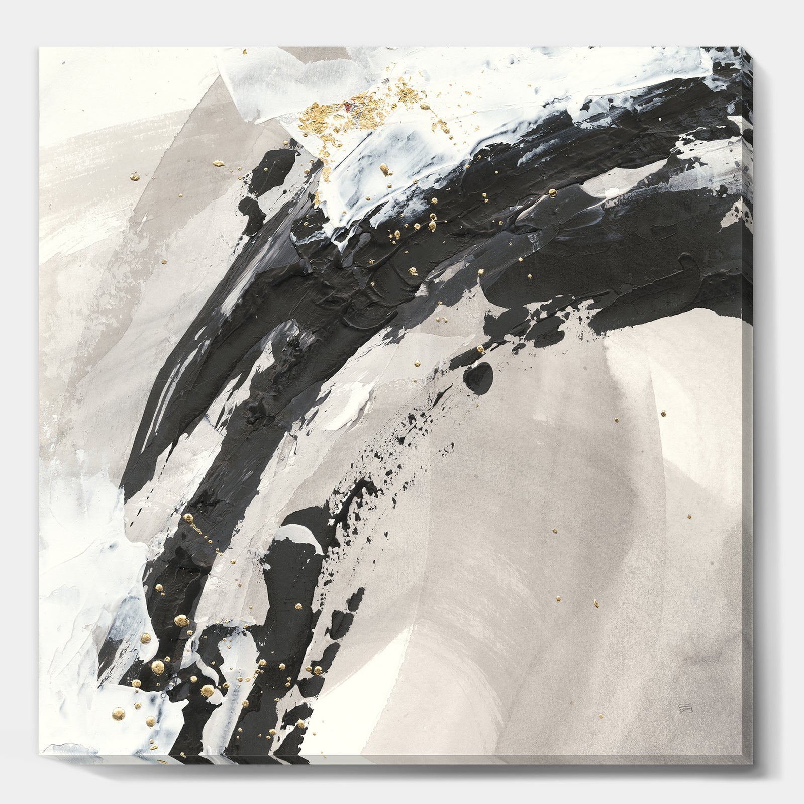Glam Printed Arcs IV - Transitional Premium Canvas Wall Art