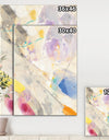 Spring Minimalist Confetti I - Modern & Contemporary Gallery-wrapped Canvas