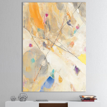 Spring Minimalist Confetti II - Modern & Contemporary Canvas Artwork