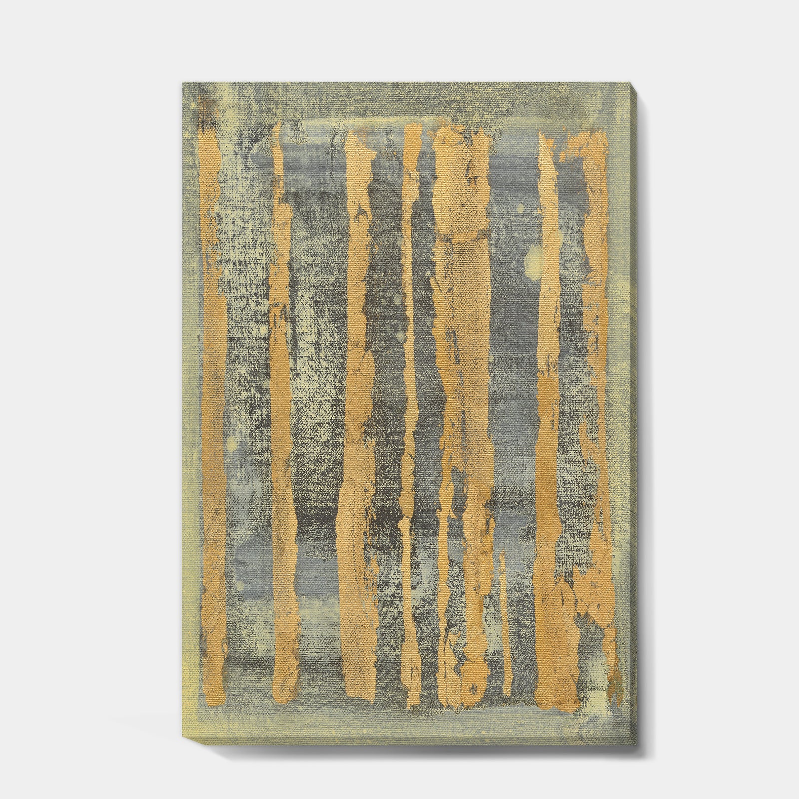 Glam Metallic Form IV - Modern & Transitional Canvas Artwork