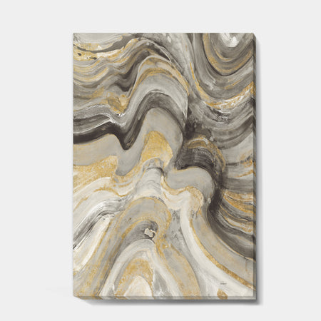Glam Gold Canion - Modern & Transitional Canvas Art