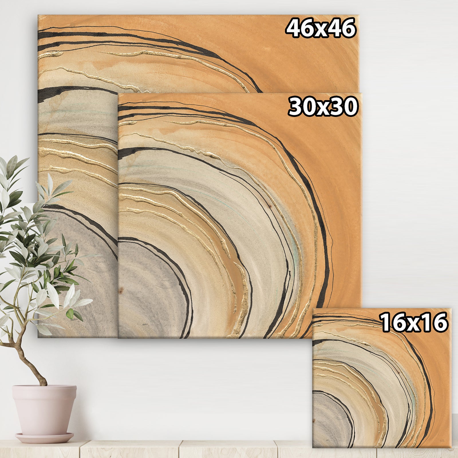 Glam Canion II - Modern & Contemporary Canvas Artwork