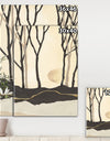 Forest Silhouette III - Modern Farmhouse Gallery-wrapped Canvas