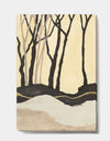 Forest Silhouette IV - Modern Farmhouse Canvas Artwork