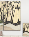 Forest Silhouette IV - Modern Farmhouse Canvas Artwork