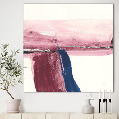 Patch of Dirty Pink I - Shabby Chic Gallery-wrapped Canvas