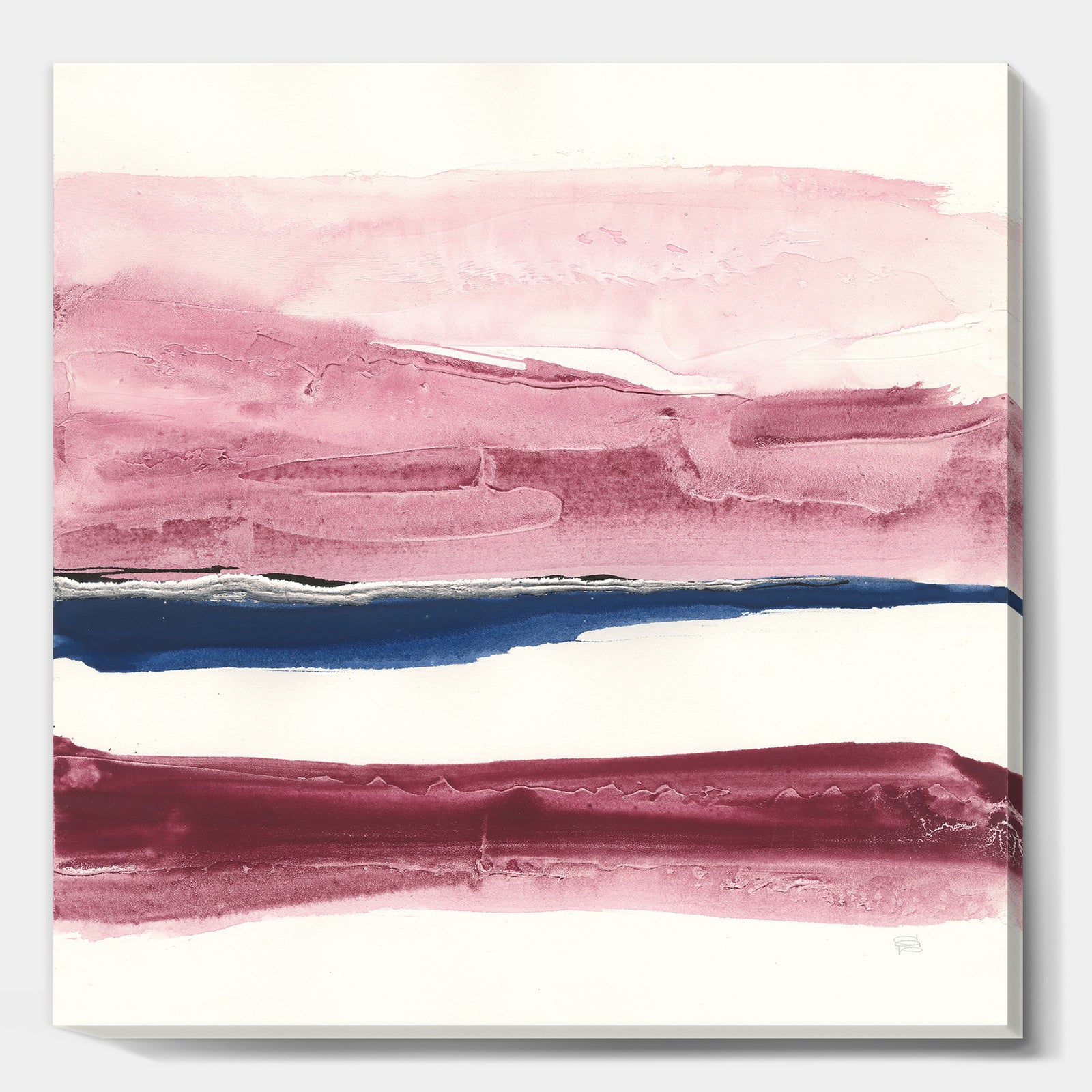 Patch of Dirty Pink II - Shabby Chic Canvas Artwork