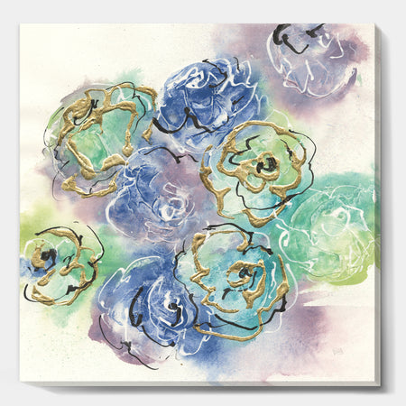 Pastel Foral Composition II - Cabin & Lodge Canvas Artwork