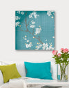 Blue Cherry Blossoms I - Cabin & Lodge Canvas Art