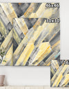 Geometric Beige Glacier - Modern Farmhouse Gallery-wrapped Canvas