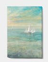 Sunrise Boat II - Nautical & Coastal Canvas Art