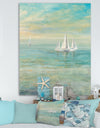 Sunrise Boat II - Nautical & Coastal Canvas Art