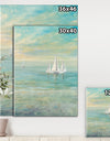 Sunrise Boat II - Nautical & Coastal Canvas Art