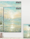 Sunrise Boat I - Nautical & Coastal Premium Canvas Wall Art