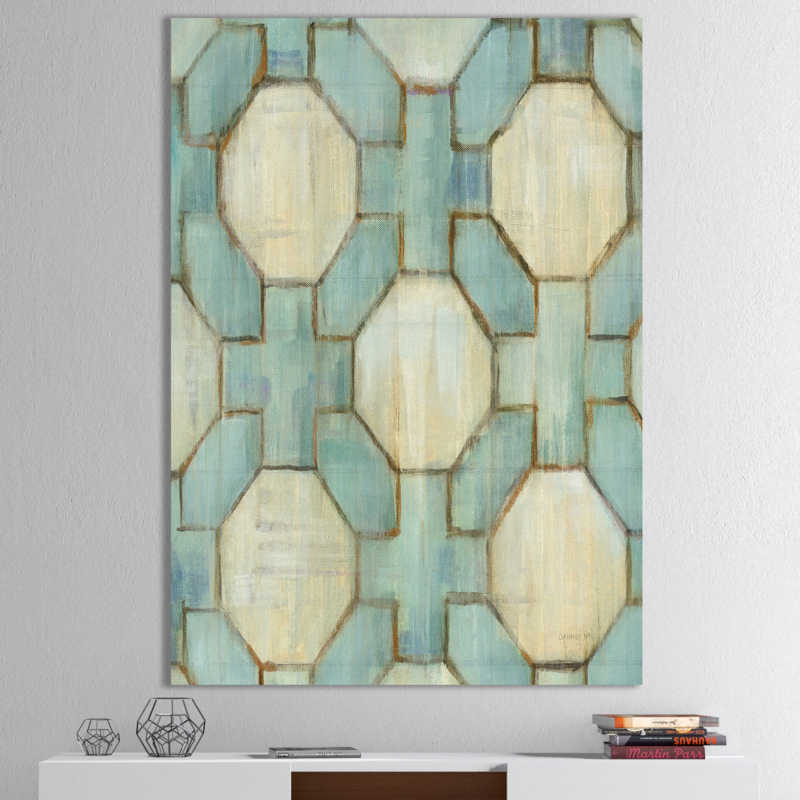 Geometric Title Element - Modern & Contemporary Canvas Artwork