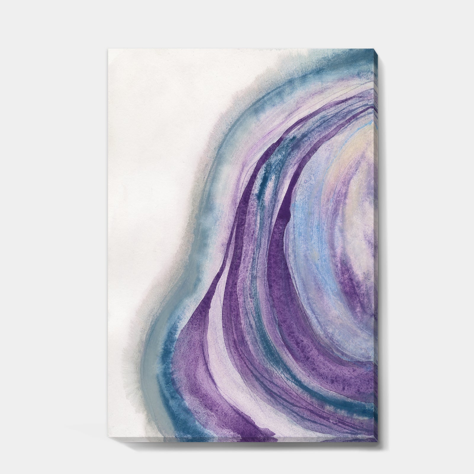 Watercolor Geode II - Modern & Contemporary Premium Canvas Wall Art