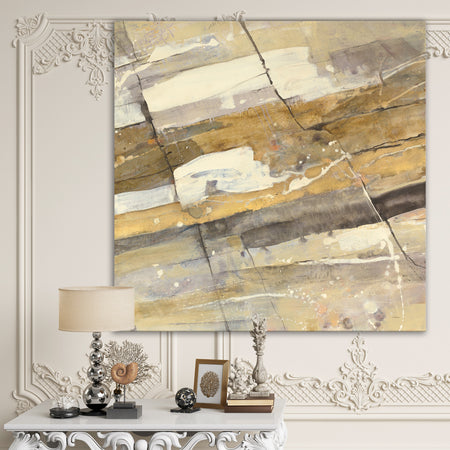 Fire and Ice Minerals V - Modern & Contemporary Gallery-wrapped Canvas
