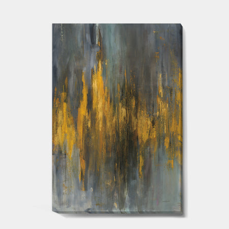 Black and Gold Glam Abstract - Modern & Contemporary Canvas Artwork