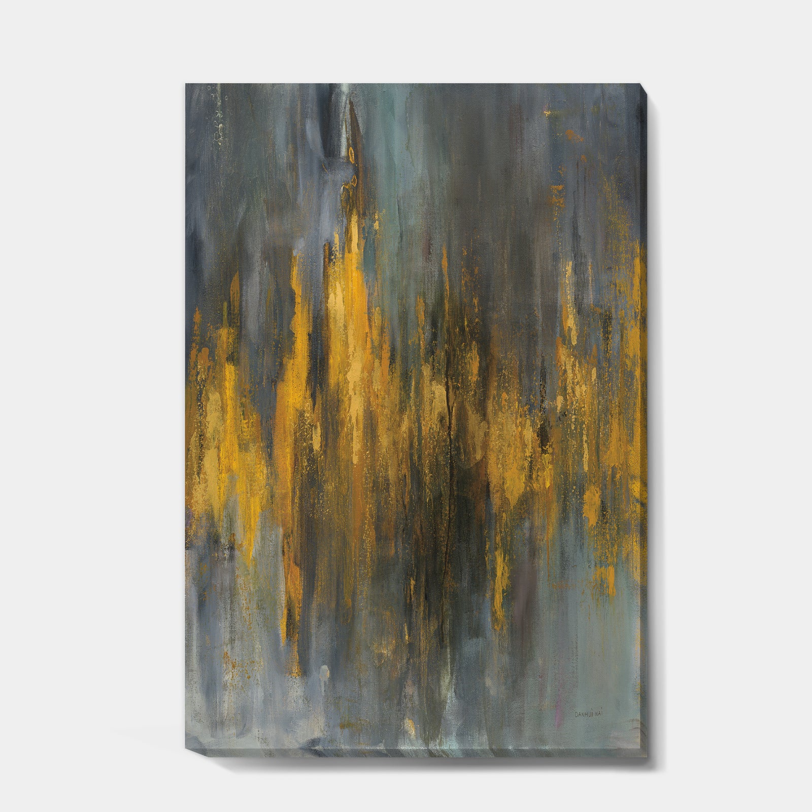 Black and Gold Glam Abstract - Modern & Contemporary Canvas Artwork