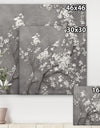 White Cherry Blossoms I - Traditional Gallery-wrapped Canvas