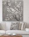 White Cherry Blossoms II - Traditional Canvas Artwork