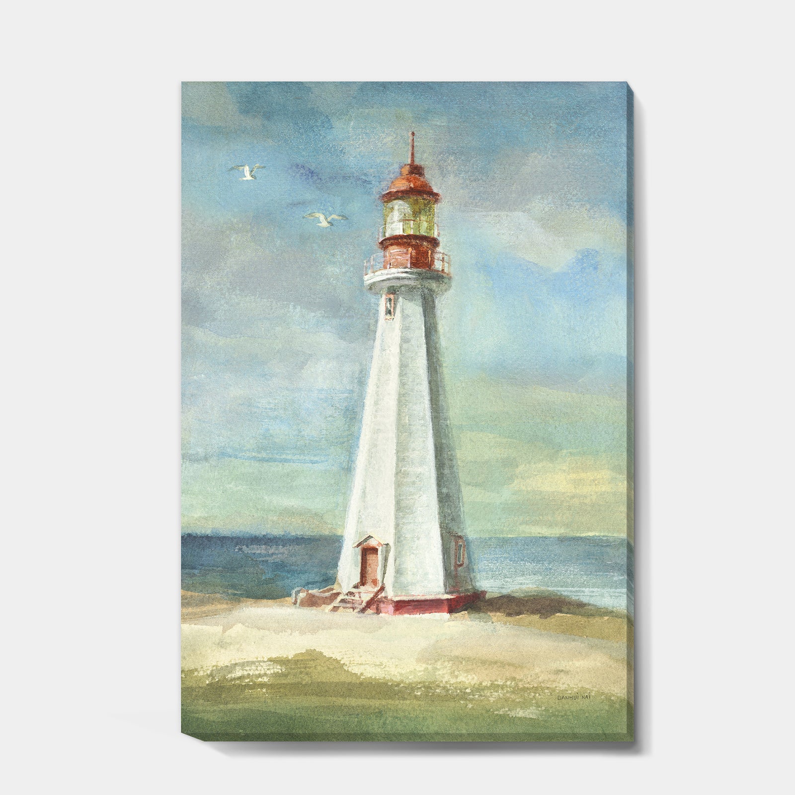 Nautical Lighthouse III - Nautical & Beach Canvas Art