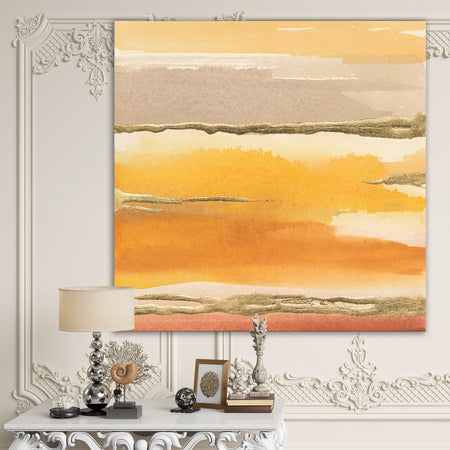 Gilded Amber II - Modern & Contemporary Premium Canvas Wall Art