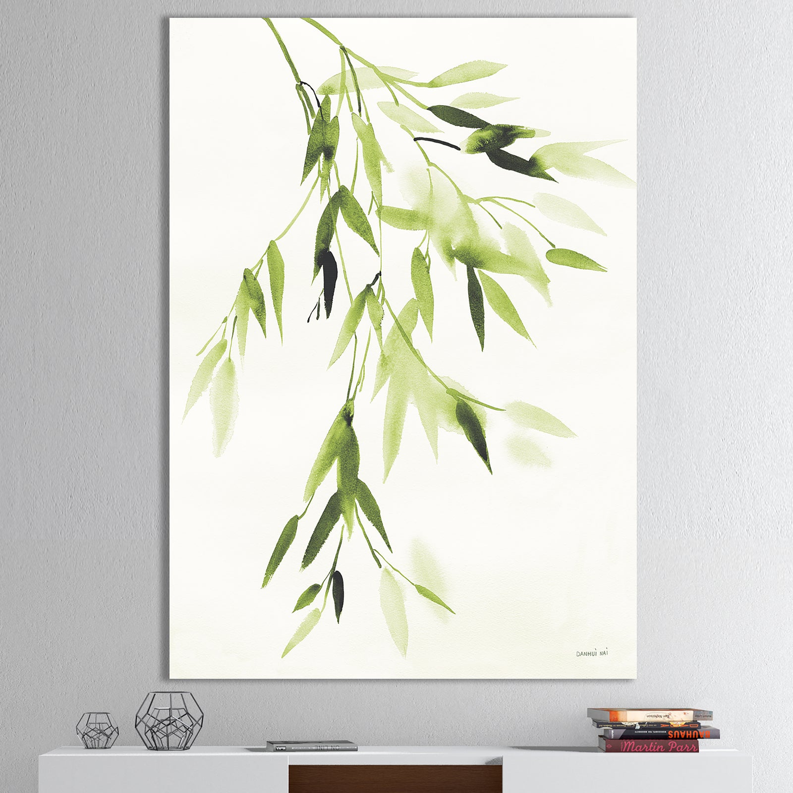 Simplist Bamboo Leaves I - Lake House Gallery-wrapped Canvas