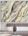 Glam Golden Falls - Modern & Contemporary Premium Canvas Wall Art