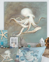 Octopus Treasures from the Sea - Gallery-wrapped Canvas