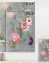 Peonies and Paisley - Cabin & Lodge Canvas Art