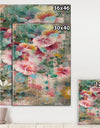 Flower Shower III - Cabin & Lodge Gallery-wrapped Canvas