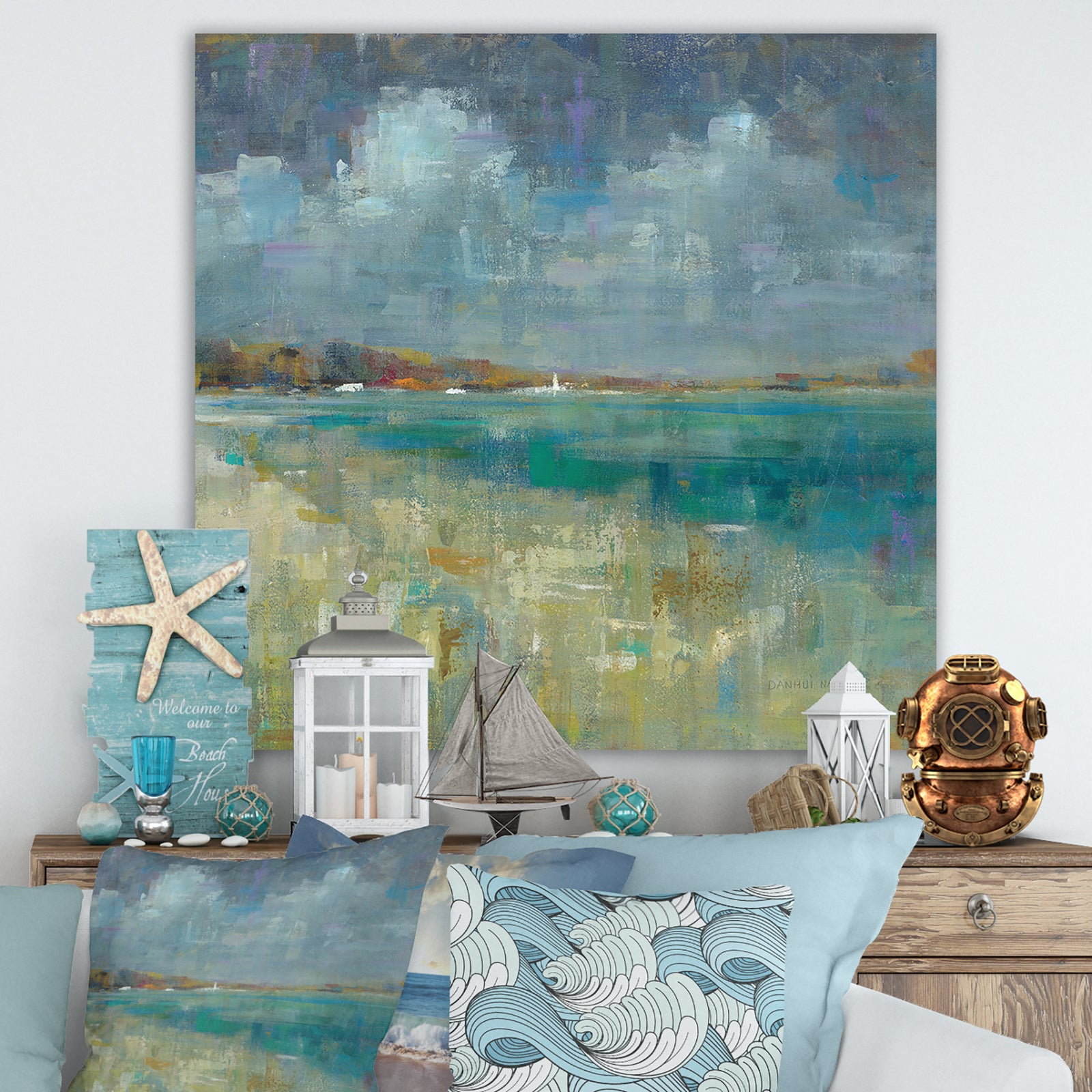 Sky and Sea - Nautical & Coastal Canvas Artwork