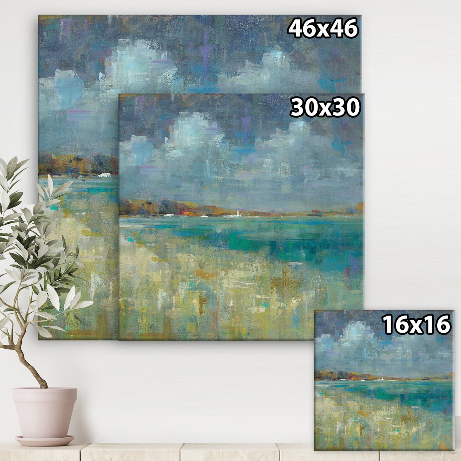 Sky and Sea - Nautical & Coastal Canvas Artwork