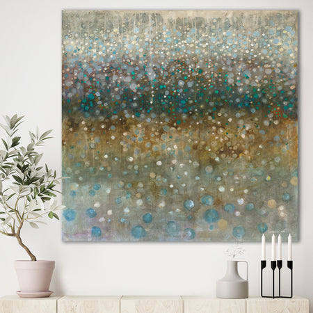 Brown Rain - Cabin & Lodge Premium Canvas Wall Art