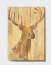 Golden Deer I - Modern Farmhouse Gallery-wrapped Canvas