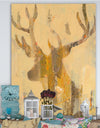 Golden Deer II - Modern Farmhouse Canvas Artwork