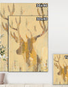 Golden Deer II - Modern Farmhouse Canvas Artwork