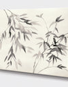 Bamboo Leaves II - Farmhouse Premium Canvas Wall Art