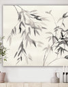 Bamboo Leaves II - Farmhouse Premium Canvas Wall Art