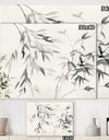 Bamboo Leaves II - Farmhouse Premium Canvas Wall Art