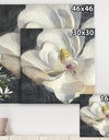 Vivid White Magnolia IV - Shabby Chic Premium Canvas Wall Art