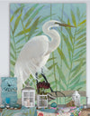 Heron by the Shore I - Modern Farmhouse Gallery-wrapped Canvas