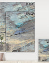 Rock Teal Panel I - Modern & Contemporary Premium Canvas Wall Art
