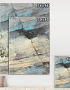 Rock Teal Panel II - Modern & Contemporary Gallery-wrapped Canvas