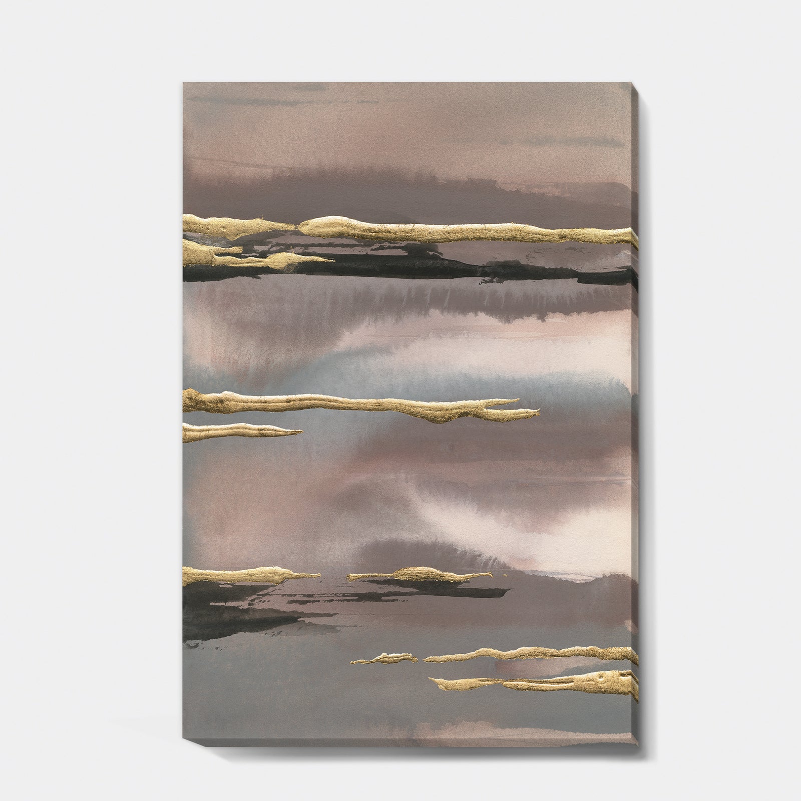 Glamorous Morning Fog I - Modern Glam Canvas Art