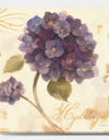 Abundant Hydrangea Flower II - Floral Cottage Canvas Artwork