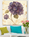 Abundant Hydrangea Flower II - Floral Cottage Canvas Artwork