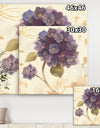 Abundant Hydrangea Flower II - Floral Cottage Canvas Artwork