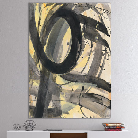 Minimalistic Roller IV - Mid-Century Modern Premium Canvas Wall Art